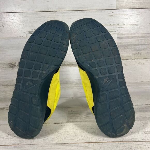 Nike Men Roshe Run Split Armory Navy Yellow Sneaker Shoes US 14 - Picture 7 of 8